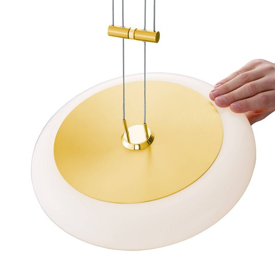 BANKAMP Centa riippuvalaisin 1-lamp 34 cm messinki