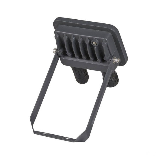 SLV Floodi-LED-kohdevalo ulos, IP65, leveys 9,5 cm