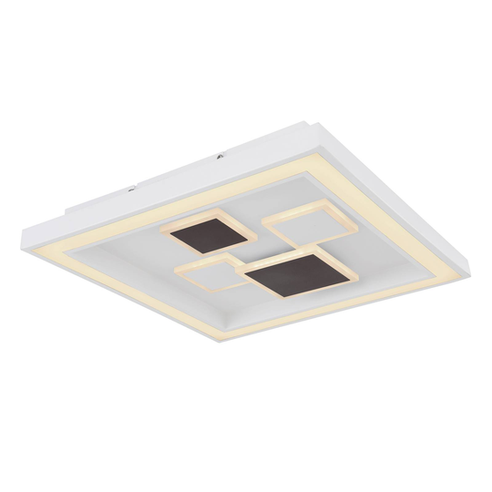 LED-kattovalo Nolo, kulmikas, himmennys, CCT
