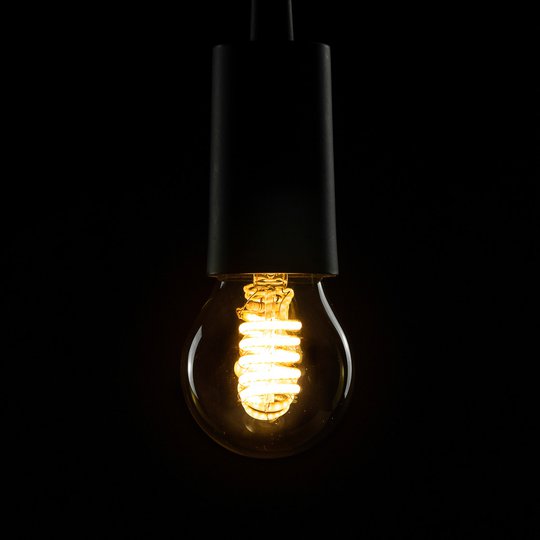 SEGULA LED-lamppu E27 8W Curved ambient savu