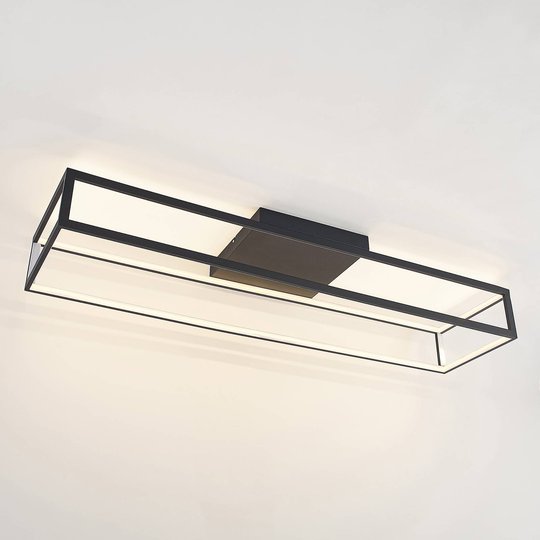Lucande Byrana -LED-kattovalaisin suorakulmainen