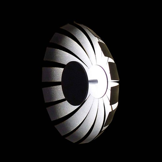 LED-design-seinävalaisin Loto, antrasiitti, 27 cm
