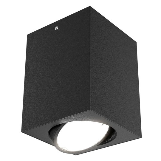 LED-kattospotti 7120, GU10-LED-lamppu, musta