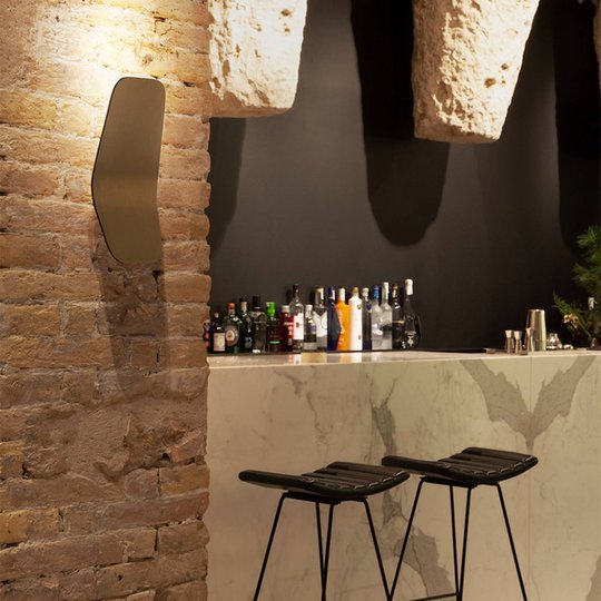 Casablanca Ashiya LED-seinävalonheitin, pronssi