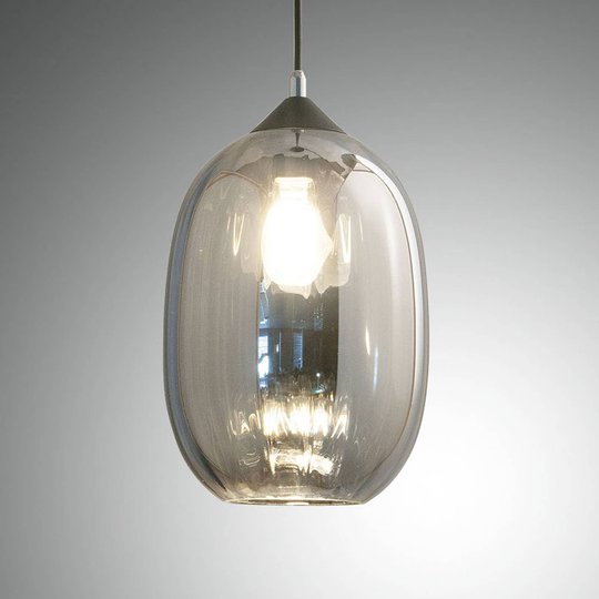 Riippuvalo Infinity lasia, 1-lamppuinen, Ø 20 cm