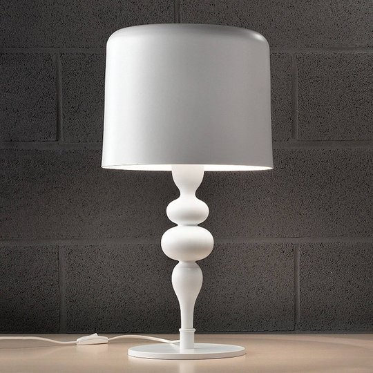 Pöytävalaisin Eva TL3+1G 75 cm, valkoinen