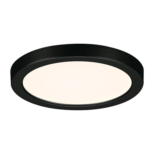Paulmann Areo-LED-paneeli pyör musta 3000K Ø11,8cm