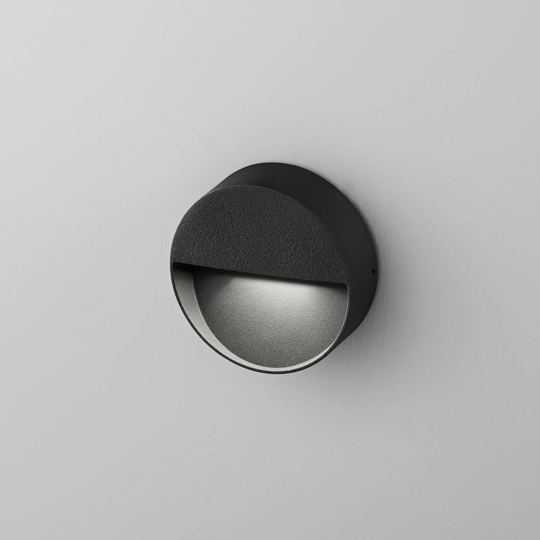Egger Vigo -LED-seinävalaisin, IP54, musta