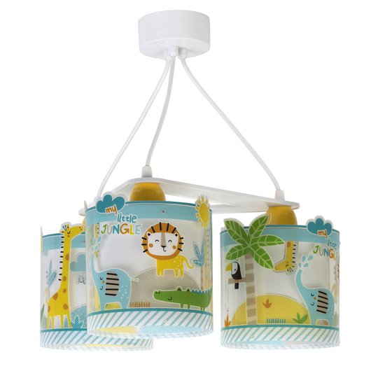 Lastenhuoneen riippuvalo Little Jungle, 3-lamp.