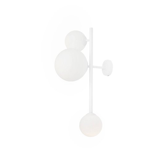 Seinävalaisin Dione, 3-lamppuinen, valkoinen