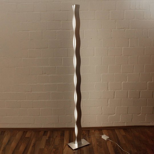 LED-lattiavalaisin Wave, nikkeli