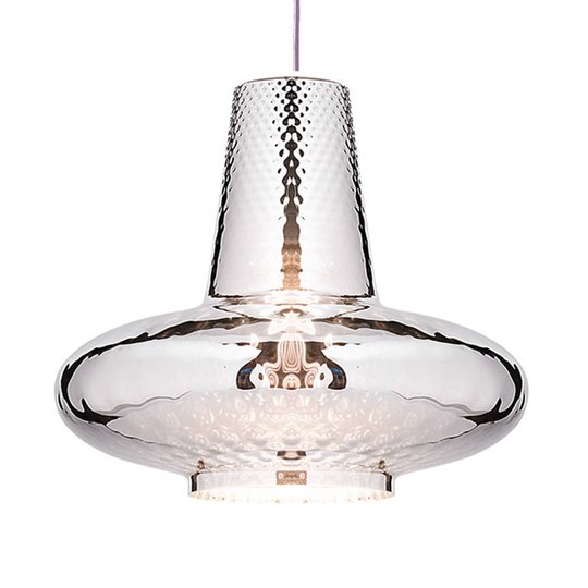 Riippuvalo Giulietta 130 cm metallinen hopea