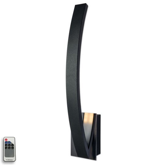 LED-seinävalaisin Umbra, epäsuora valaistus, musta