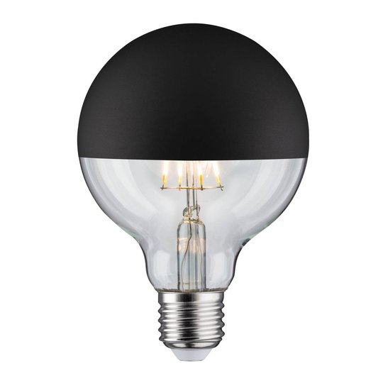 LED-lamppu E27 827 6,5W pääpeili, mattamusta