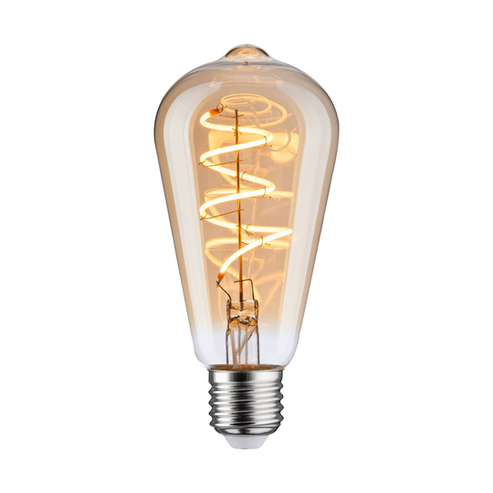 Paulmann-LED-lamppu E27 5W ST64 1800K kulta, him.