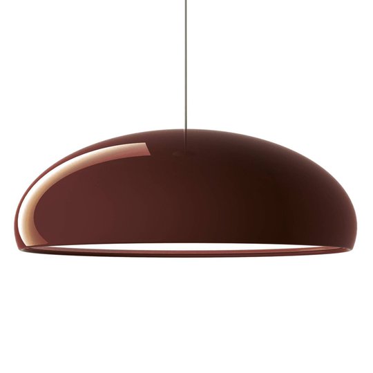 Fontana Arte Pangen -retro-riippuvalo, punainen