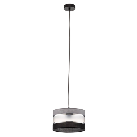 Riippuvalo Helen, harmaa-musta-hopea, 25 cm
