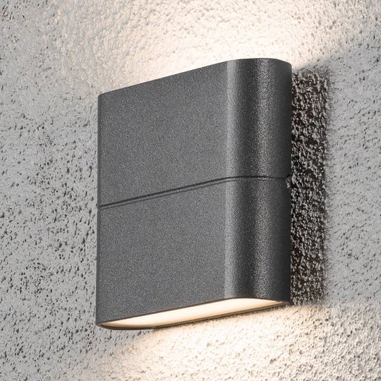 LED-ulkoseinälamppu Chieri 11 cm antrasiitti