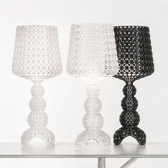 Kartell Mini Kabuki -LED-pöytälamppu, valkoinen