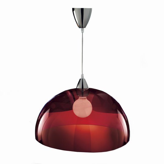 Trendikäs design-riippuvalaisin BLO, punainen