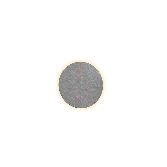 LEDWORKS Sono-LED Round Wall 1 seinä Ø 50cm harmaa