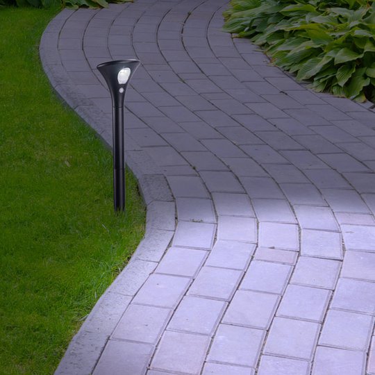 Aurinkokäyttöinen LED-lamppu 33898S liiketunnistin