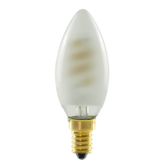 SEGULA LED-kynttilälamppu E14 3,2W 922 matta, dim