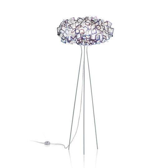 Slamp Clizia -lattiavalo, kolmijalka, violetti