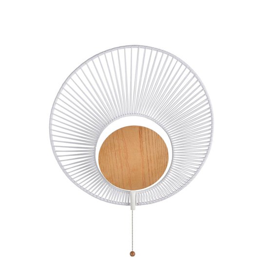 Forestier Oyster -design-seinävalaisin, valkoinen