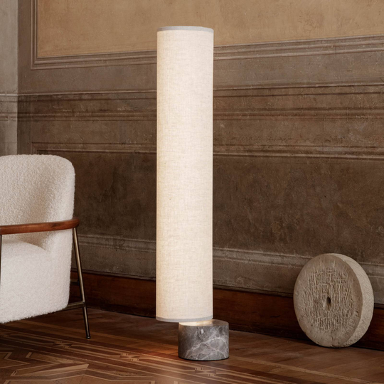 GUBI Unbound -LED-lattiavalo 80 cm canvas