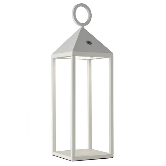 LED-ulkopöytälamppu Cargo, valkoinen, 47 cm