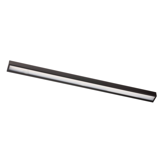 LED-seinävalo Mera, leveys 120 cm, musta 4 000 K