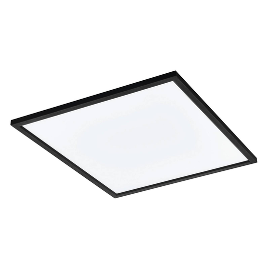 EGLO connect CCT -kattovalo 59,5x59,5 cm, musta