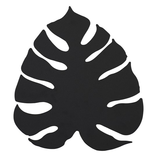 LED-lehtiseinävalaisin Monstera, musta