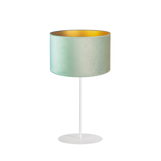Pöytävalo Golden Roller korkeus 50cm minttu/kulta