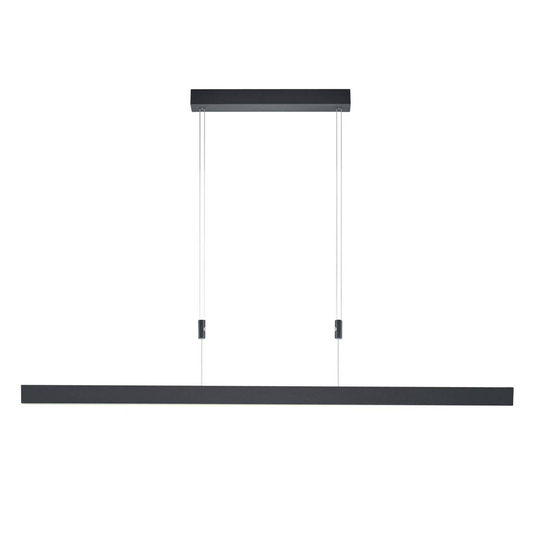 B-Leuchten Delta -LED-riippuvalo 130 cm, musta
