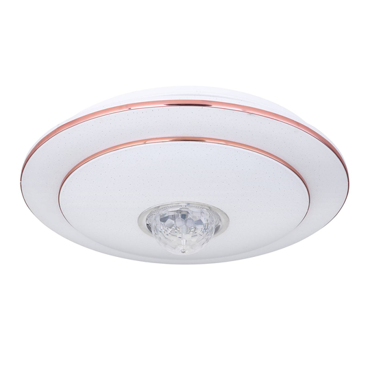 LED-kattovalaisin Santina, kaiutin, RGB, CCT