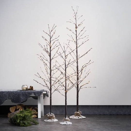 Tobby Tree -LED-koristepuu IP44 ruskea, K 180cm