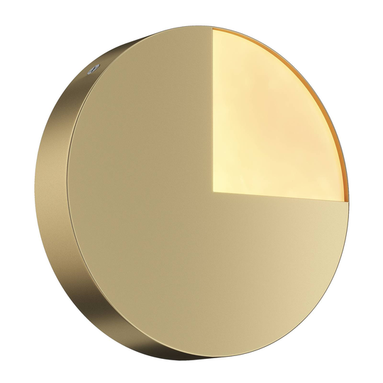 Maytoni Jupiter -LED-seinävalaisin kulta, Ø18,4 cm