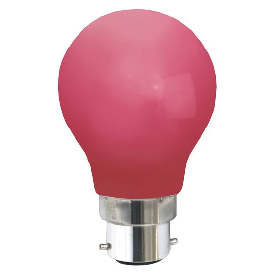 B22 0,9W -LED-lamppu, punainen