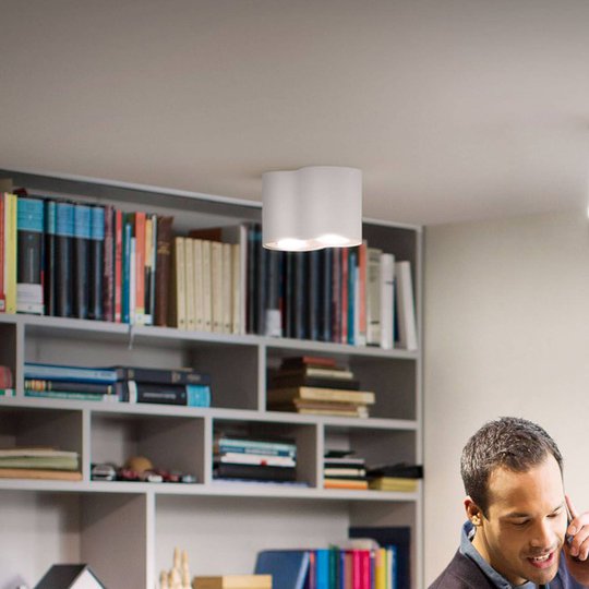 Philips Hue White Ambiance Pillar 2-lampp. valk.
