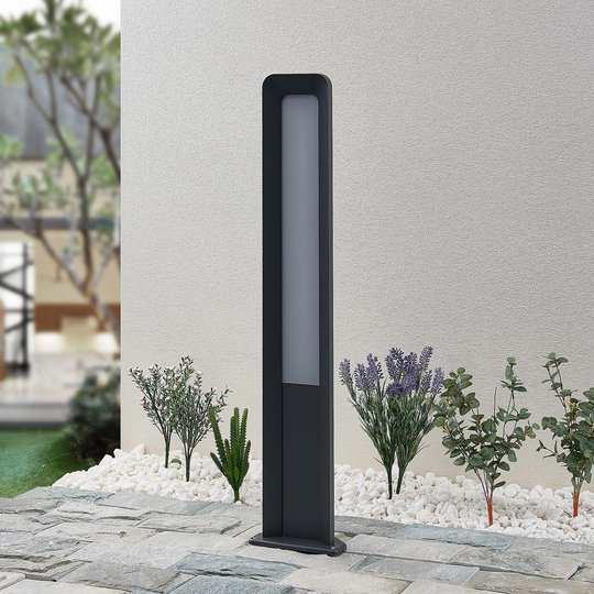 Lucande Secunda -LED-pylväsvalaisin, korkeus 80 cm