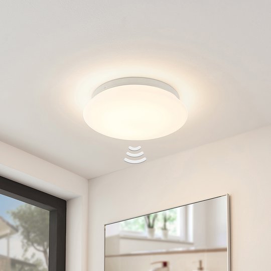 Arcchio Solomia -LED-kattovalo, anturi, 3 000 K