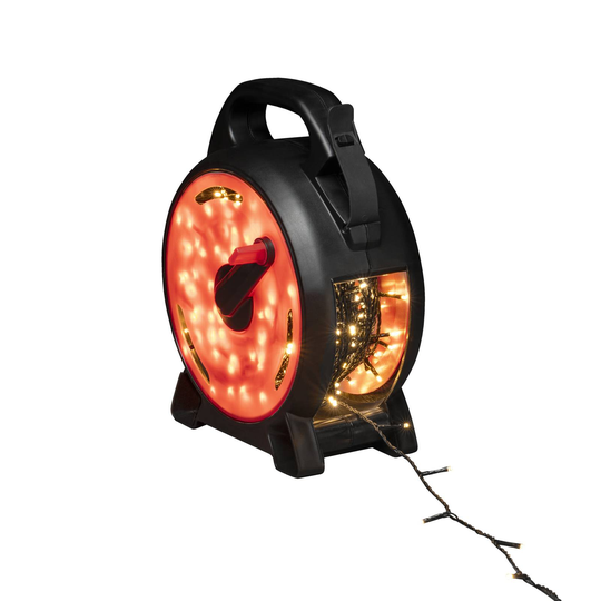 LED-valoketju Micro, meripihka 400 lamppua 27,93 m