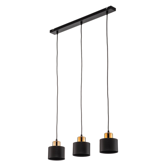 Riippuvalaisin Edison II, pitkä, 3-lamppuinen