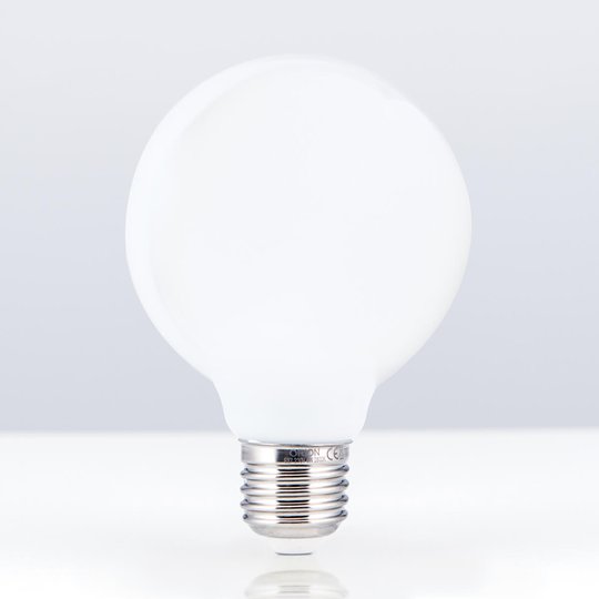 LED-pallolamppu G80 E27 6 W 828, opaali