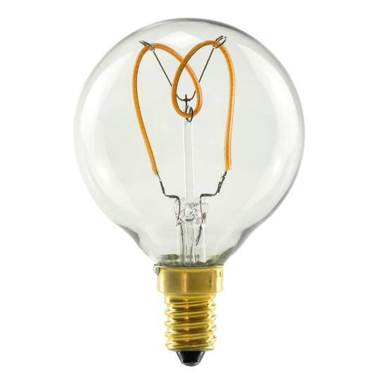SEGULA LED-globe-lamppu E14 3.2W 2200K him. kirkas