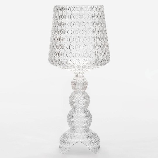 Kartell Mini Kabuki -LED-pöytälamppu, läpinäkyvä