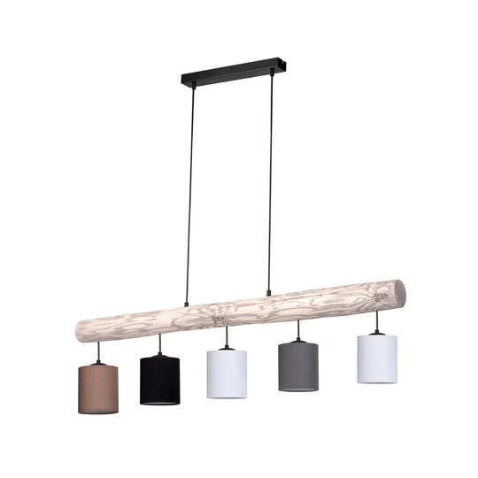 Riippuvalaisin Furesta harmaa monivärinen 5-lamp.
