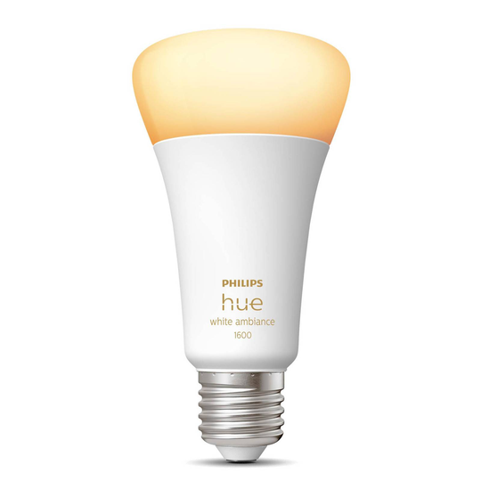 Philips Hue White Ambiance E27 13,5W LED-lamppu